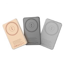Real solid state battery magnetic power bank with Qi2 wireless charging